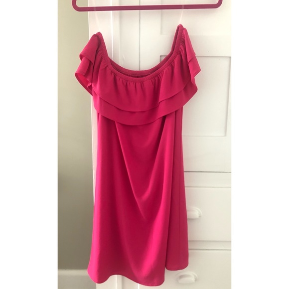 Off-the-Shoulder Ruffle Dress - Picture 2 of 7